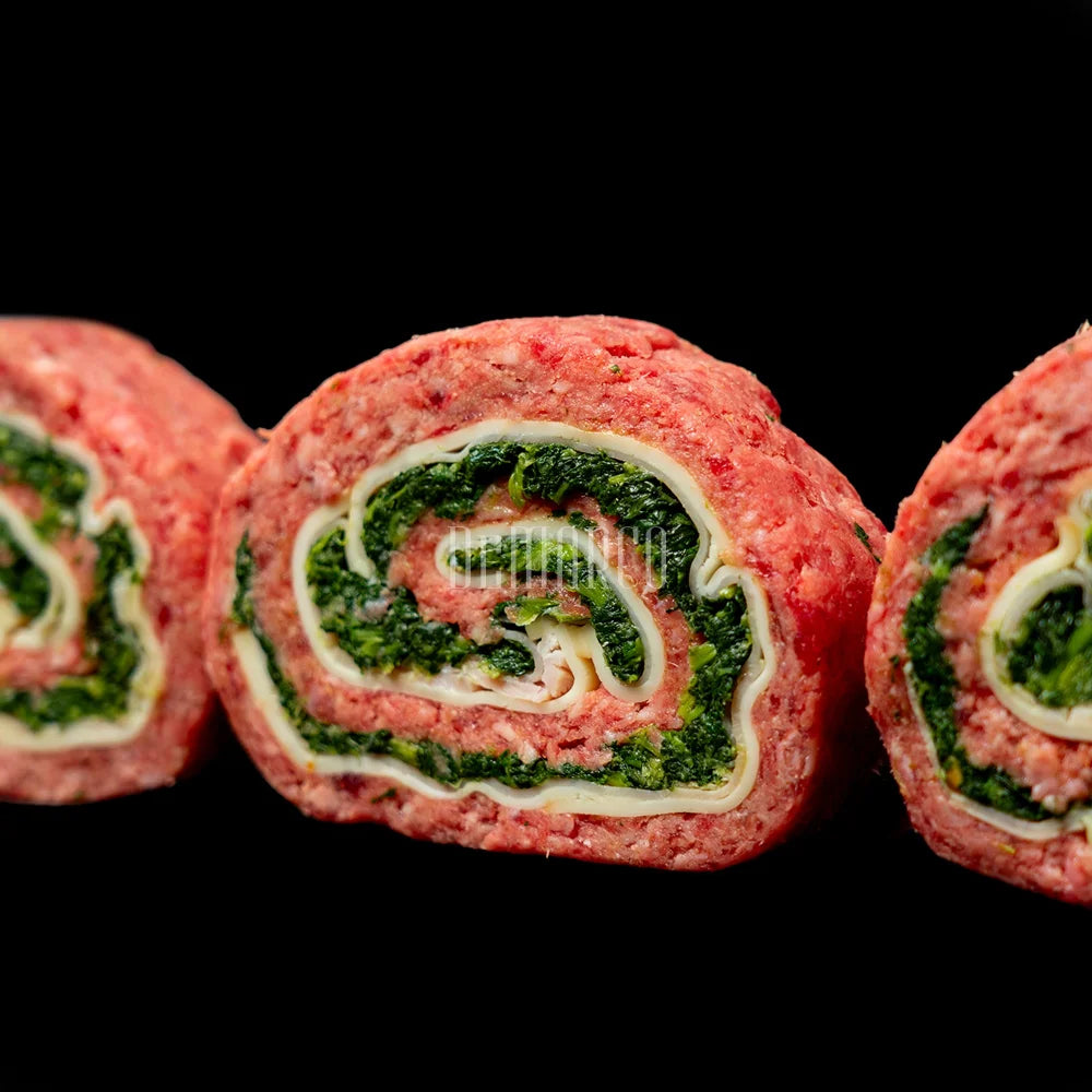 GIRELLE CON PROSCIUTTO COTTO, PROVOLA E FRIARIELLI